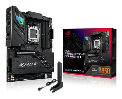 Дънна платка AMD ASUS ROG STRIX B850-F GAMING WIFI AM5 DDR5 ATX MB 1xHDMI 1xDP 4xM.2 2xSATA