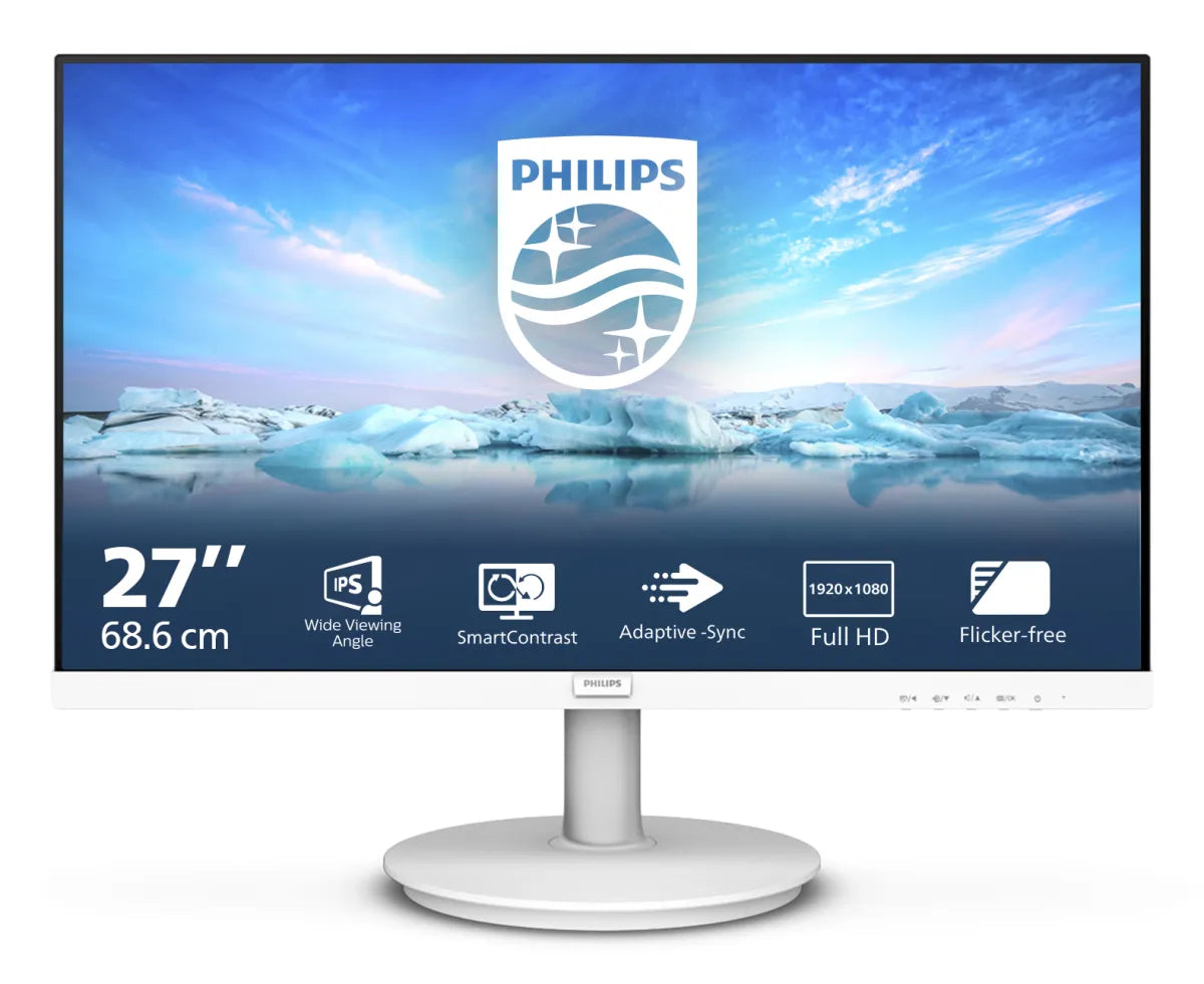 PHILIPS 271V8AW/00 27inch IPS 1920x1080 16:9 HDMI D-SUB White