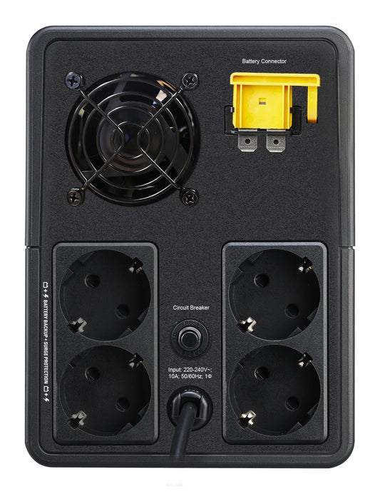 Line Interactive UPS тип кула APC Easy UPS BVX Series BVX2200LI-GR UPS AC 220-240V 1200Watt 2200VA 9Ah output connectors 4