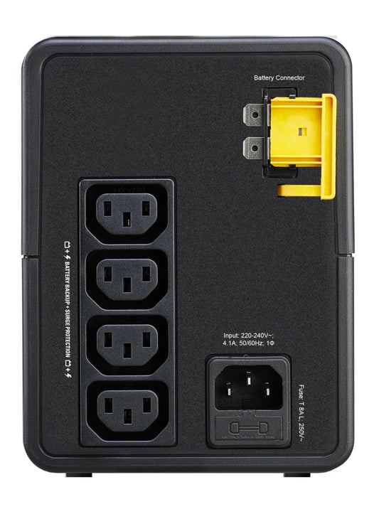 Line Interactive UPS тип кула APC Easy UPS BVX Series BVX900LI UPS AC 220-240V 480Watt 900VA 9Ah output connectors 4