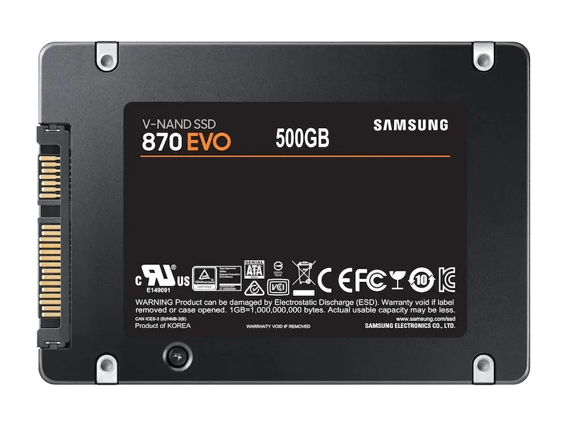 Вътрешни SSD Samsung SSD 870 EVO 500GB SATA III 2.5inch 560MB/s read 530MB/s write