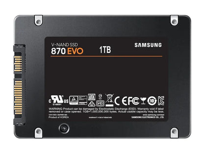 Вътрешни SSD Samsung SSD 870 EVO 1TB 2.5inch SATA 560MB/s read 530MB/s write
