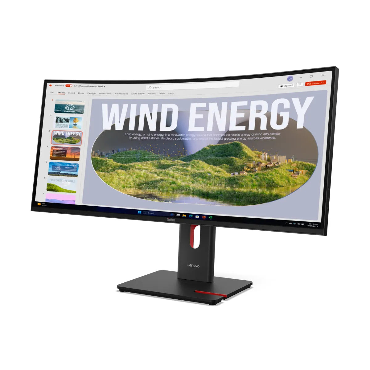 Бизнес монитор Lenovo ThinkVision T34WD-40 34inch WLED 21:9 3440x1440 300 cd/m2 4ms 3M:1 1xUSB-C 1xHDMI 1xDP 3000:1 120Hz 99sRGB black 3Y