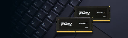 Памет за мобилен компютър Kingston Technology KINGSTON 16GB 5600MT/s DDR5 CL40 SODIMM FURY Impact PnP