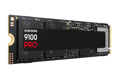 Вътрешни SSD Samsung 9100 PRO SSD NVMe M.2 2TB PCIe 5.0 14.800 MB/s Read 13.400 MB/s Write Internal SSD for Gaming and video editing Black