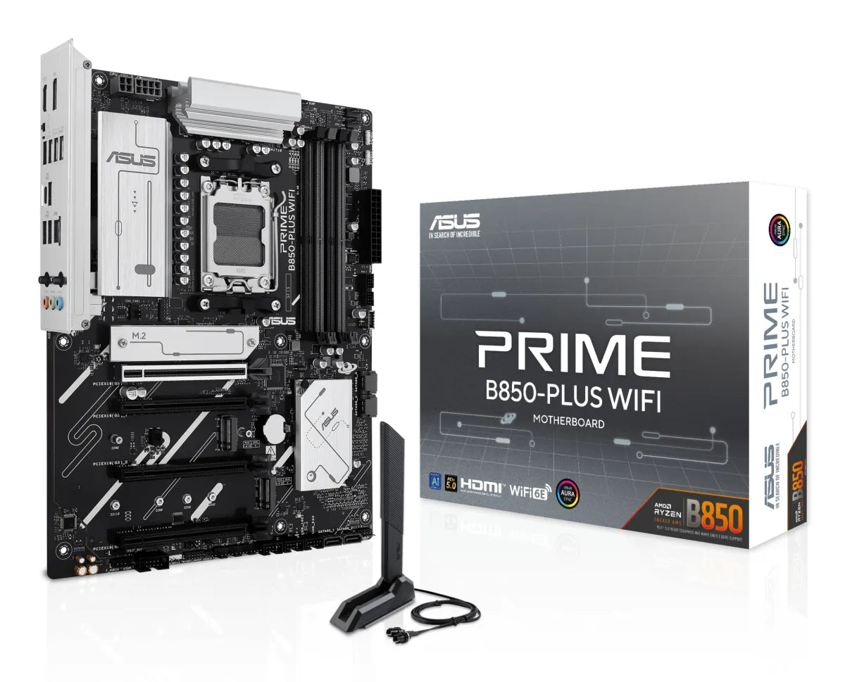 Дънна платка AMD ASUS PRIME B850-PLUS WIFI AMD B850 DDR5 ATX motherboard 1xHDMI 1xDP 3xM.2 4xSATA