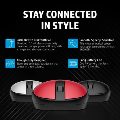 Мишка - безжична HP 240 Bluetooth Mouse Pike Silver
