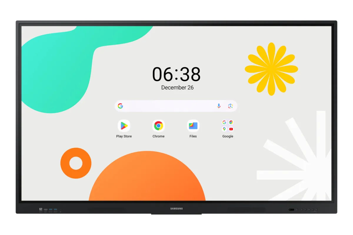 Професионален дисплей със сензорен екран Samsung WA75FX Interactive Board 75inch Android 14 IR Touch