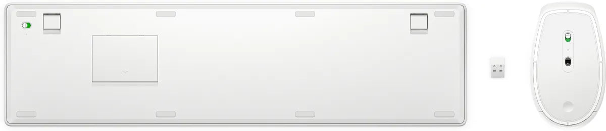 Мишка и клавиатура - безжични HP 655 White Wireless Keyboard and Mouse Combo