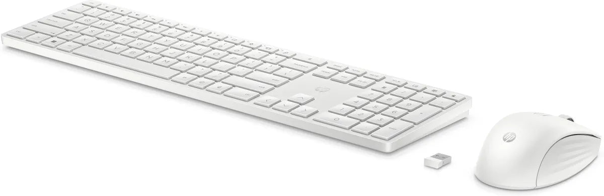 Мишка и клавиатура - безжични HP 655 White Wireless Keyboard and Mouse Combo