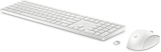 Мишка и клавиатура - безжични HP 655 White Wireless Keyboard and Mouse Combo