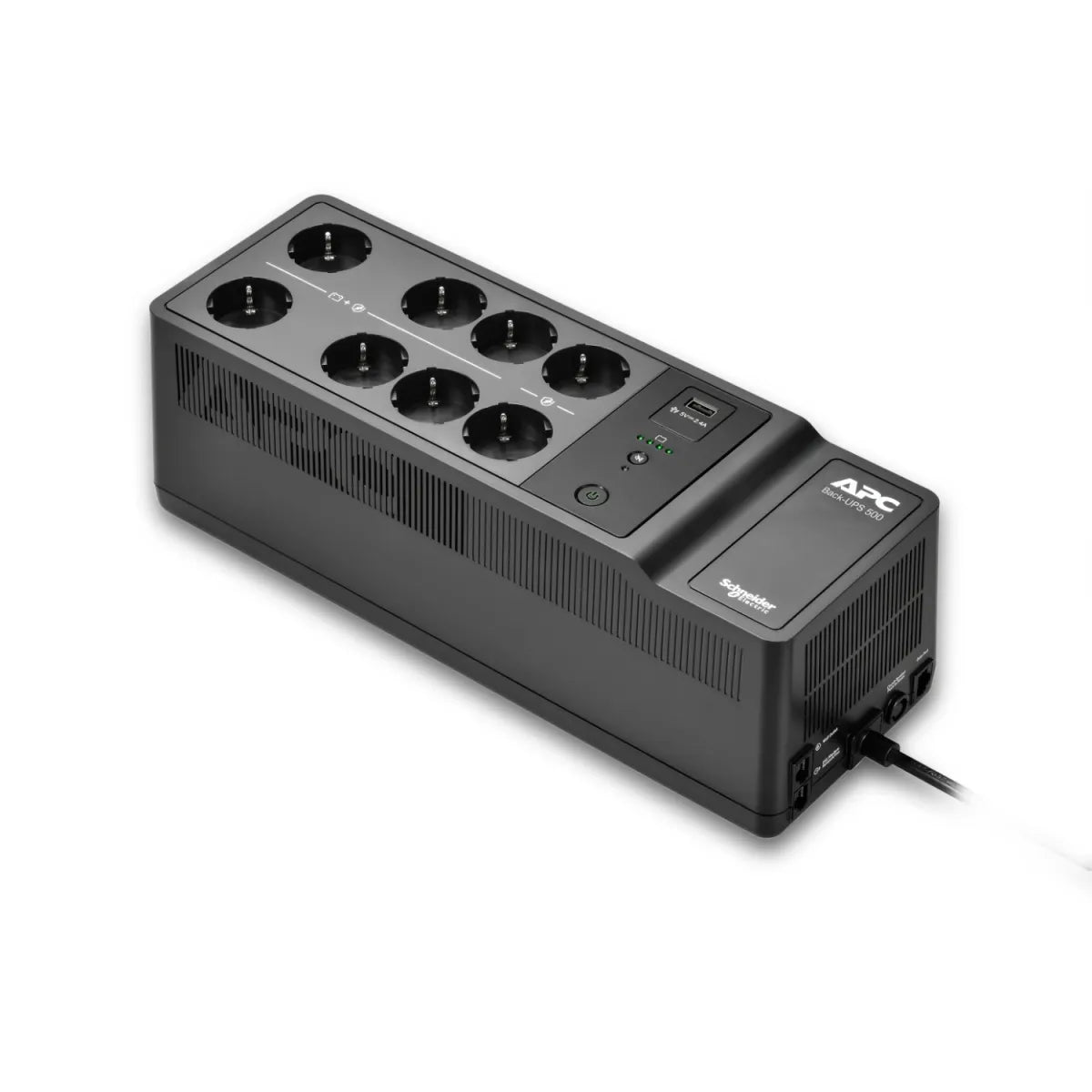 Line Interactive UPS тип кула APC Back-UPS UPS wall mountable / surface mountable AC 230V 300Watt 500VA output connectors 8