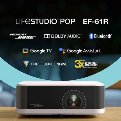 Бизнес проектор Epson Lifestudio POP Projector 700lm EF-61R Rose Quartz