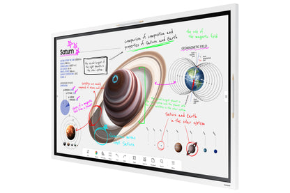 Професионални дисплеи със сензорен екран Samsung Flip Pro Digital Flipboard 55inch 4K IR Touch HDMI USB LAN WiFi WPA2 Enterprise Bluetooth Tizen 6.5 SoC 2x10W 400x400