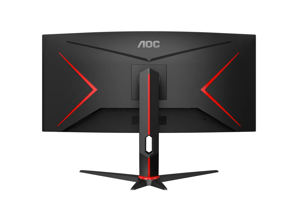 Гейминг монитор AOC CU34G2XP/BK 34inch 3440x1440 VA 180hz High adjustable Stand HDR400 Freesync Premium USB HUB 4x3.0 2xDP 2xHDMI