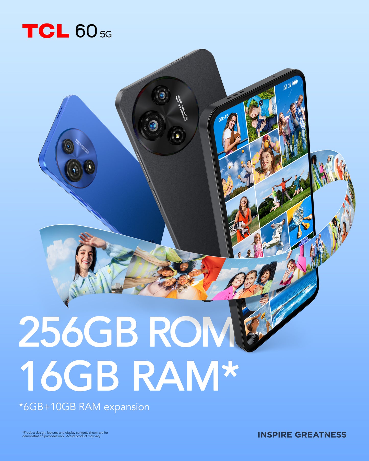 Смартфон с Android TCL 60 5G 6GB 256GB Midnight Blue
