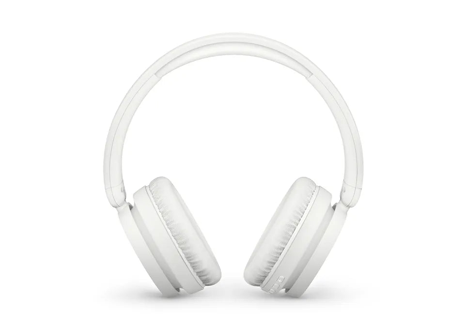 PHILIPS Wireless On Ear Headphone with mic 40mm drivers/closed-back white