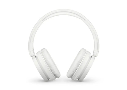 PHILIPS Wireless On Ear Headphone with mic 40mm drivers/closed-back white