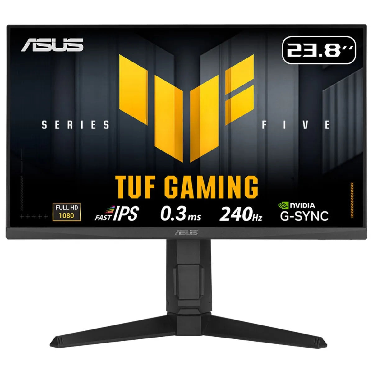 Гейминг монитор ASUS TUF Gaming Series 5 VG249QML5A 23.8inch Fast IPS FHD 16:9 240Hz 300cd/m2 0.3ms 2x2W Speaker 2xHDMI DP