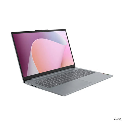 Консюмър и гейминг преносим компютър Lenovo IdeaPad Slim 3 AMD Ryzen 3 30 15.6inch FullHD 8GB DDR5 512GB PCIe NoOS Arctic Grey
