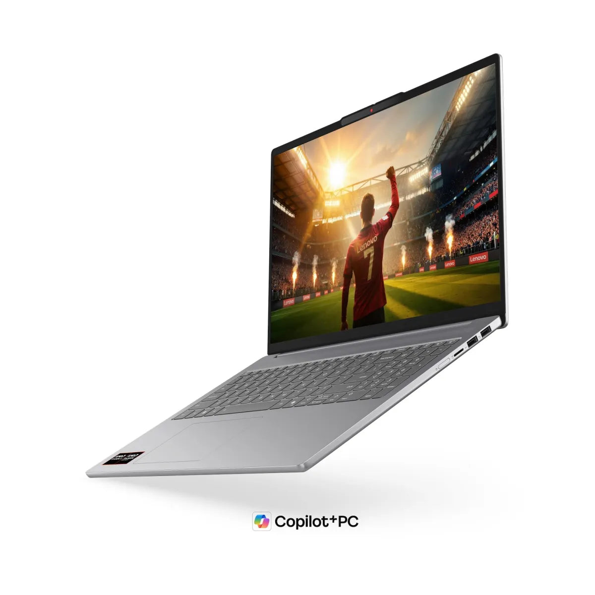 Консюмър и гейминг преносим компютър Lenovo IdeaPad Slim 5 AMD Ryzen AI 5 430 16inch WUXGA AG 400N 16GB DDR5 512GB PCIe NoOS Luna Grey 3y