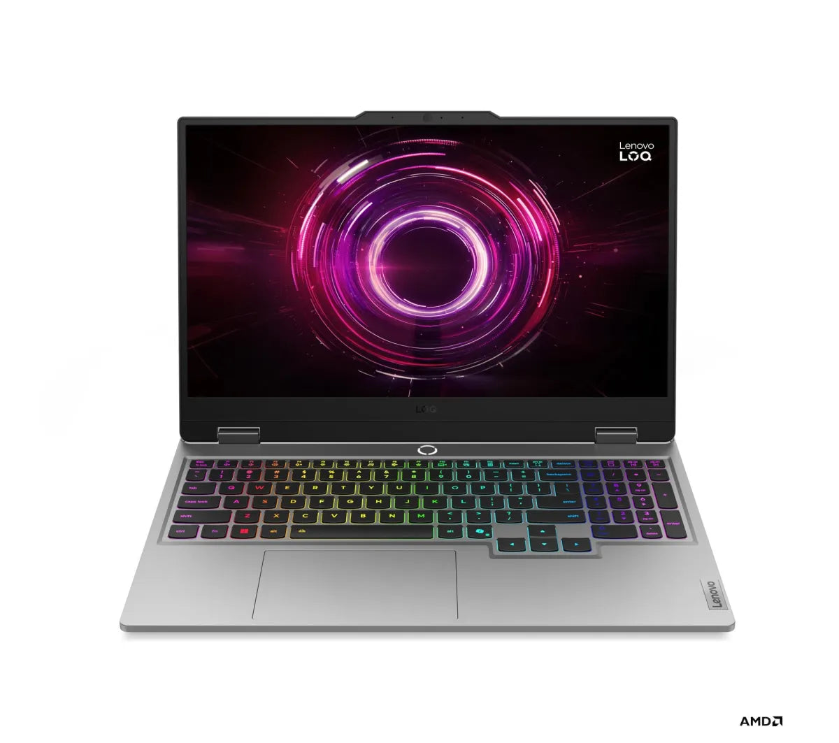 Гейминг преносим компютър Lenovo LOQ AMD Ryzen 7 250 15.6inch FullHD AG 144Hz 32GB DDR5 512GB PCIe RTX5060 8GB NoOS Luna Grey 3y