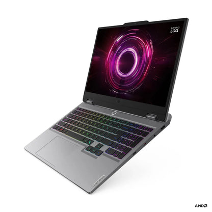 Гейминг преносим компютър Lenovo LOQ AMD Ryzen 7 250 15.6inch FullHD AG 144Hz 32GB DDR5 512GB PCIe RTX5060 8GB NoOS Luna Grey 3y
