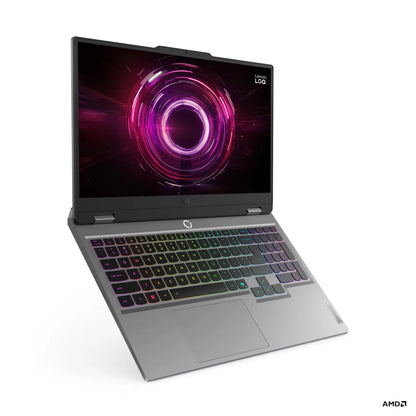Гейминг преносим компютър Lenovo LOQ AMD Ryzen 7 250 15.6inch FullHD AG 144Hz 32GB DDR5 512GB PCIe RTX5060 8GB NoOS Luna Grey 3y