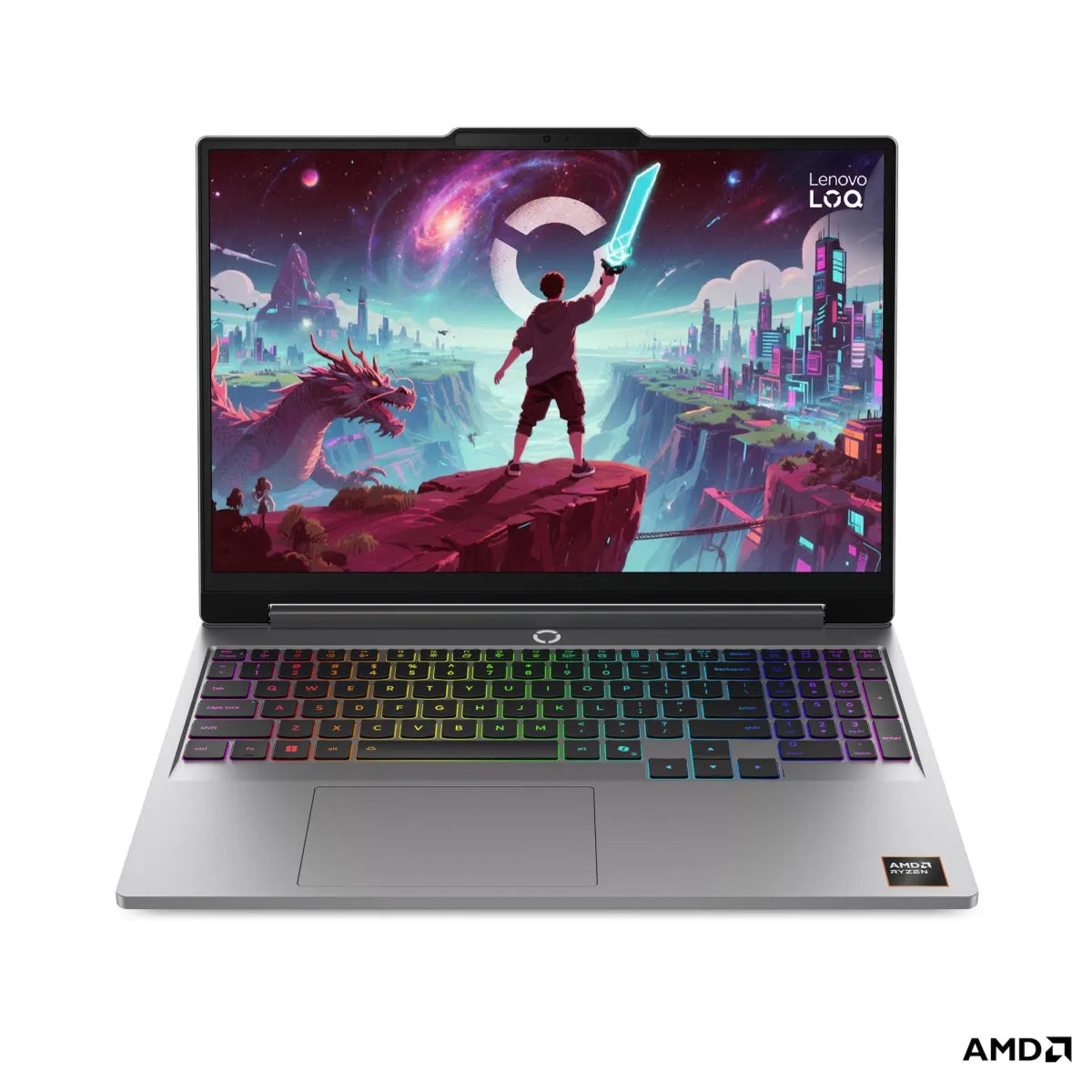 Гейминг преносим компютър Lenovo  LOQ 15AHP11 AMD Ryzen 7 15.3inch 16 GB DDR 5 512GB Luna Grey 3 y