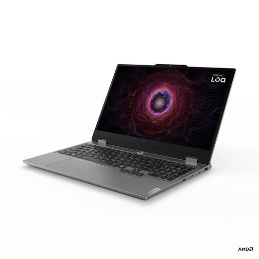 Гейминг преносим компютър Lenovo LOQ AMD Ryzen 7 7445HS 15.6inch FHD 144Hz 16GB DDR5 512GB PCIe RTX3050 6GB NoOS Luna Grey 3y