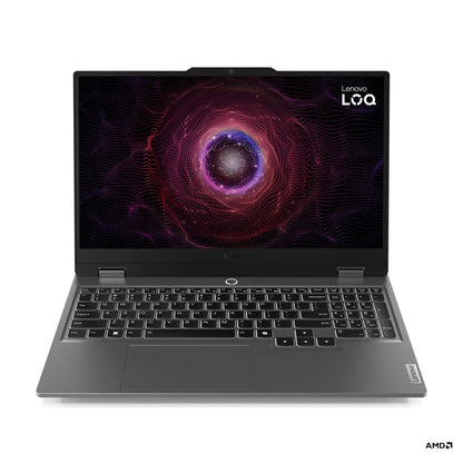 Гейминг преносим компютър Lenovo LOQ AMD Ryzen 7 7445HS 15.6inch FHD 144Hz 16GB DDR5 512GB PCIe RTX3050 6GB NoOS Luna Grey 3y