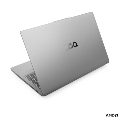 Гейминг преносим компютър Lenovo LOQ AMD Ryzen 5 150 15.6inch FullHD AG 144Hz 16GB DDR5 512GB PCIe RTX3050 6GB NoOS Luna Grey 3y