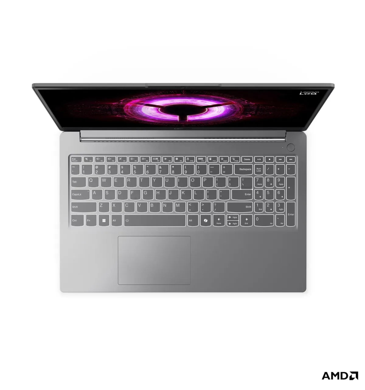 Гейминг преносим компютър Lenovo LOQ AMD Ryzen 5 150 15.6inch FullHD AG 144Hz 16GB DDR5 512GB PCIe RTX3050 6GB NoOS Luna Grey 3y