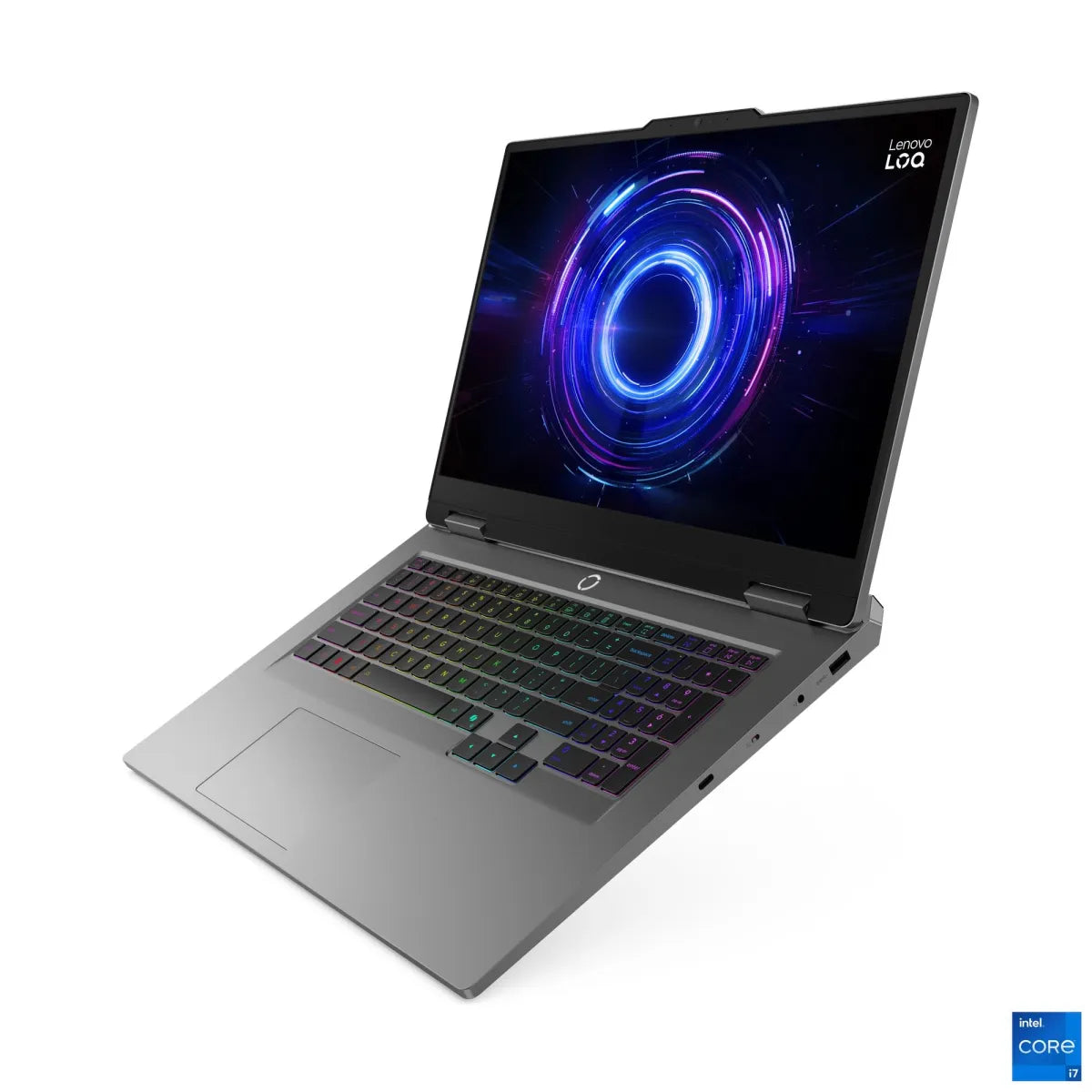 Гейминг преносим компютър Lenovo LOQ Intel Core i7-13650HX 17.3inch FHD 165Hz 16GB DDR5 512GB PCIe RTX5050 8GB NoOS Luna Grey