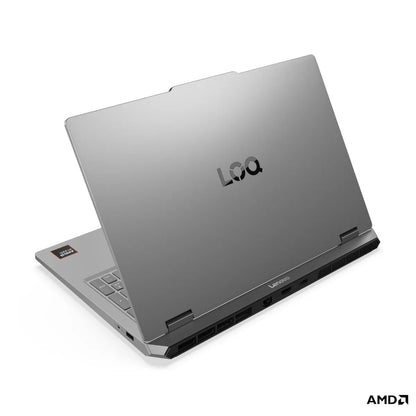 Гейминг преносим компютър Lenovo LOQ Essential AMD Ryzen 7 170 15.6inch FullHD AG 144Hz 16GB DDR5 512GB PCIe RTX5060 8GB NoOS Luna Grey 3y