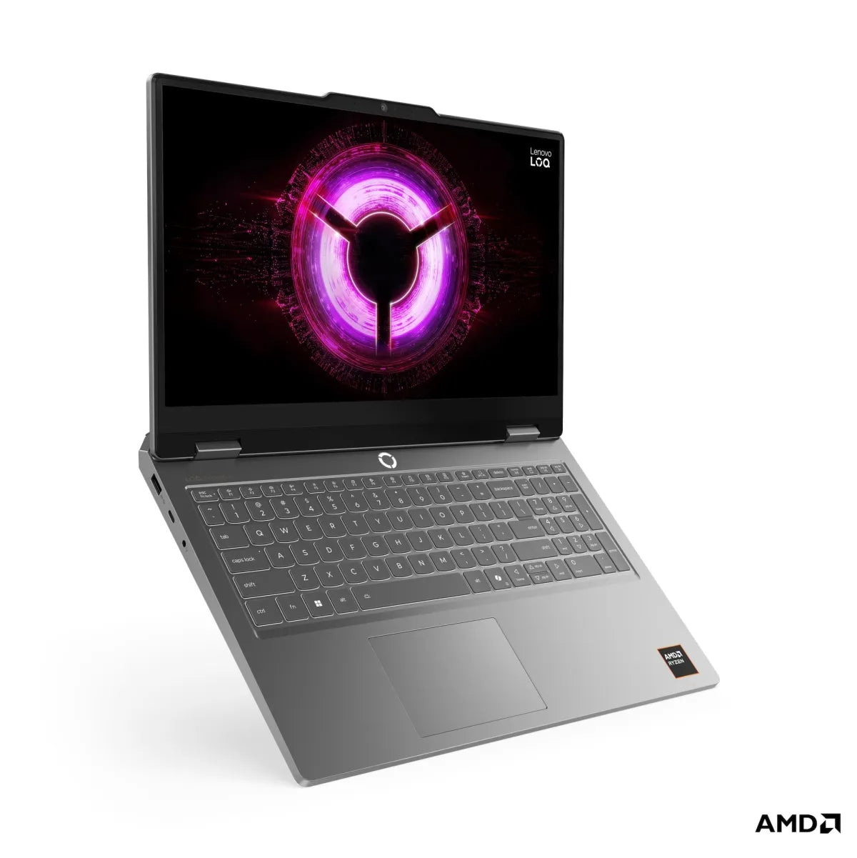 Гейминг преносим компютър Lenovo LOQ Essential AMD Ryzen 7 170 15.6inch FullHD AG 144Hz 16GB DDR5 512GB PCIe RTX5060 8GB NoOS Luna Grey 3y