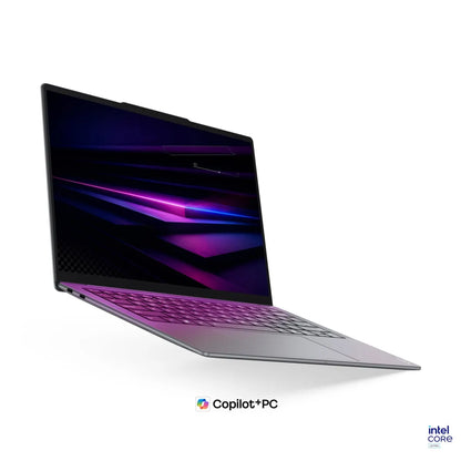 Гейминг преносим компютър Lenovo Yoga Slim 7 Intel Core Ultra 5 226V 14inch WUXGA OLED 16GB DDR5 512GB PCIe W11H Luna Grey 3y