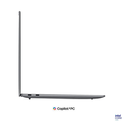 Гейминг преносим компютър Lenovo Yoga Slim 7 Intel Core Ultra 5 226V 14inch WUXGA OLED 16GB DDR5 512GB PCIe W11H Luna Grey 3y
