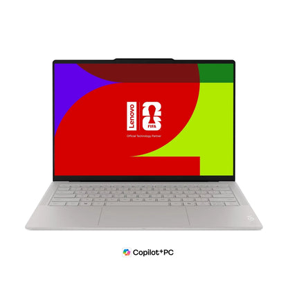 Гейминг преносим компютър Lenovo Yoga Slim 7 Ultra Intel Core Ultra 7 355 14inch 2.8K OLED Touch 32GB DDR5 1TB PCIe W11H Seashell 3y