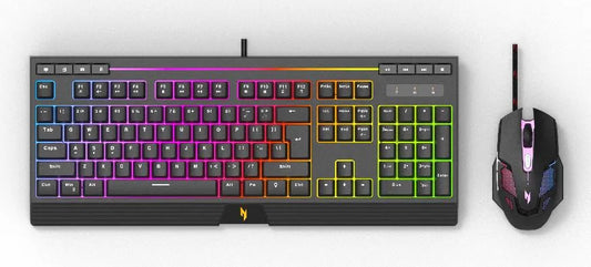Гейминг мишкa и клавиатурa Acer NITRO COMBO SET - WIRED KEYBOARD AND MOUSE US INTERNATIONAL - RETAIL PACK