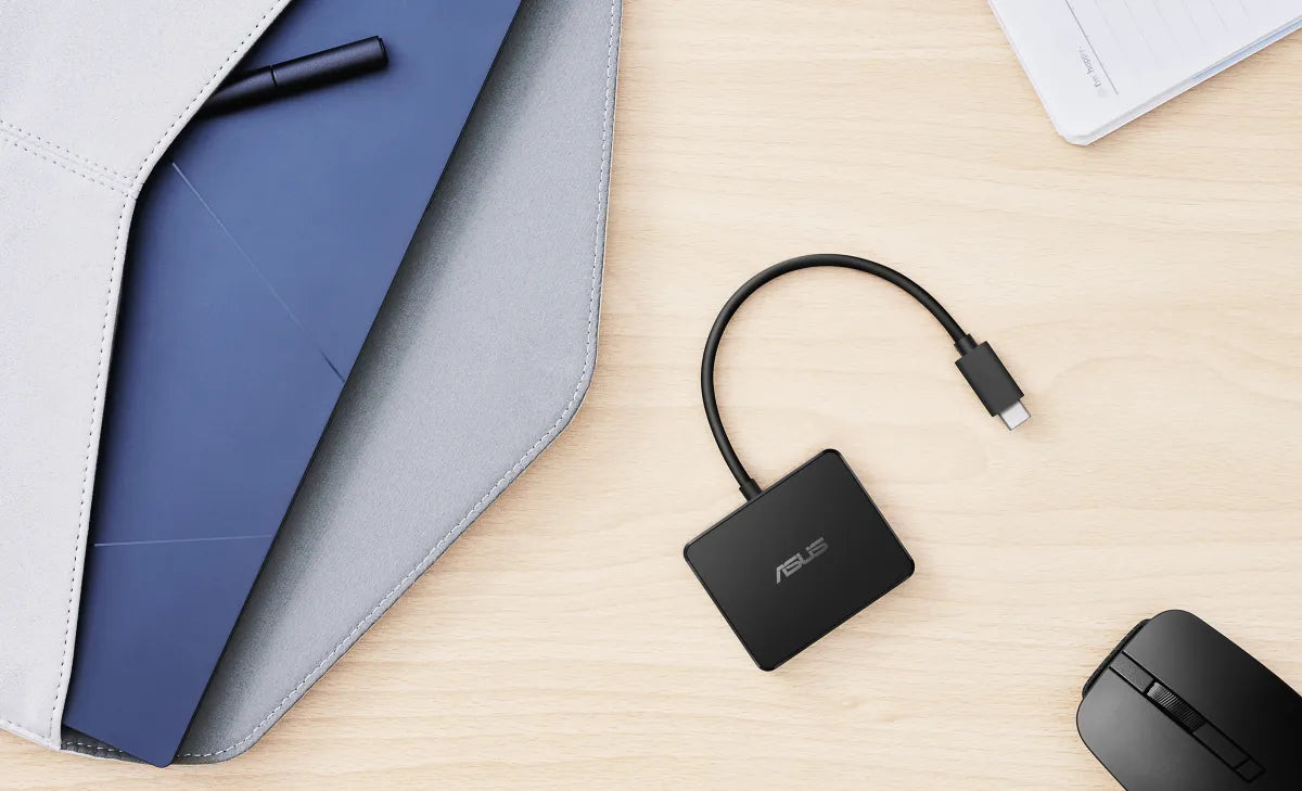 Докинг станция ASUS DC100 USB-C Mini Dock compact and lightweight HDMI 4K USB Type-A USB Type-C 100W PD passthrough