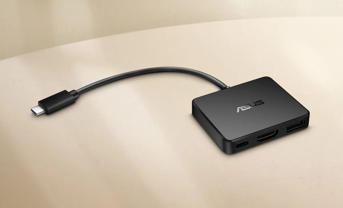 Докинг станция ASUS DC100 USB-C Mini Dock compact and lightweight HDMI 4K USB Type-A USB Type-C 100W PD passthrough