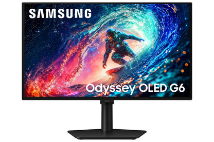 Гейминг монитор Samsung LS27HG612SUXEN 27inch 2560x1440 OLED 240Hz 0.03ms 16:9 200cd/m2 HDMI DP Black