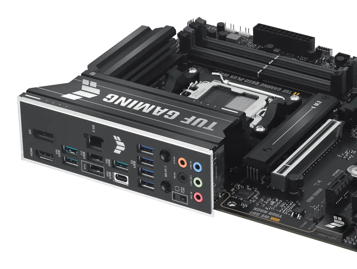 Гейминг дънна платка ASUS TUF GAMING B850-PLUS WIFI AM5 DDR5 ATX MB 1xHDMI 1xDP 3xM.2 4xSATA