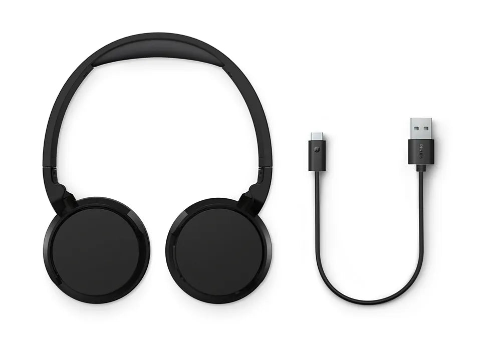 Консюмър и гейминг слушалки Philips Headphones with mic up to 25 hours playtime black