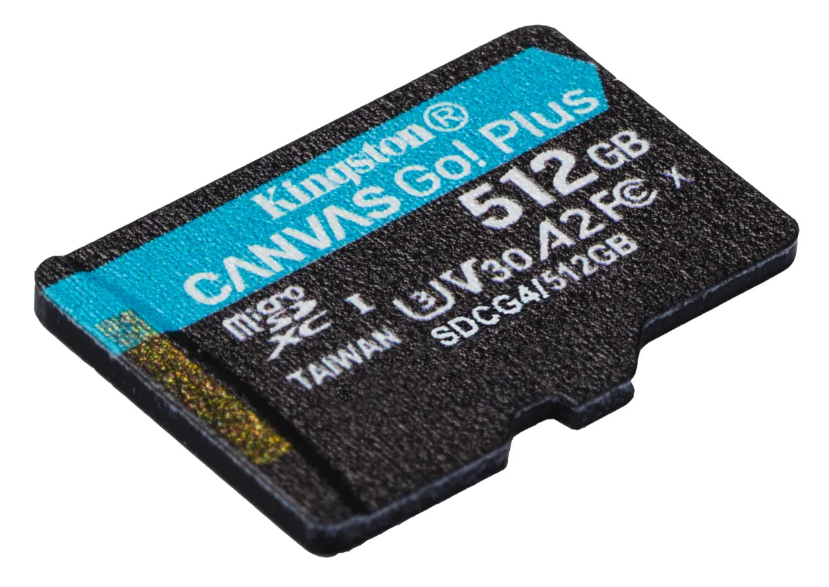 Памет SD Kingston Technology KINGSTON 512GB microSDXC Canvas Go Plus Gen4 200MB/s A2 U3 V30 Card + Adapter