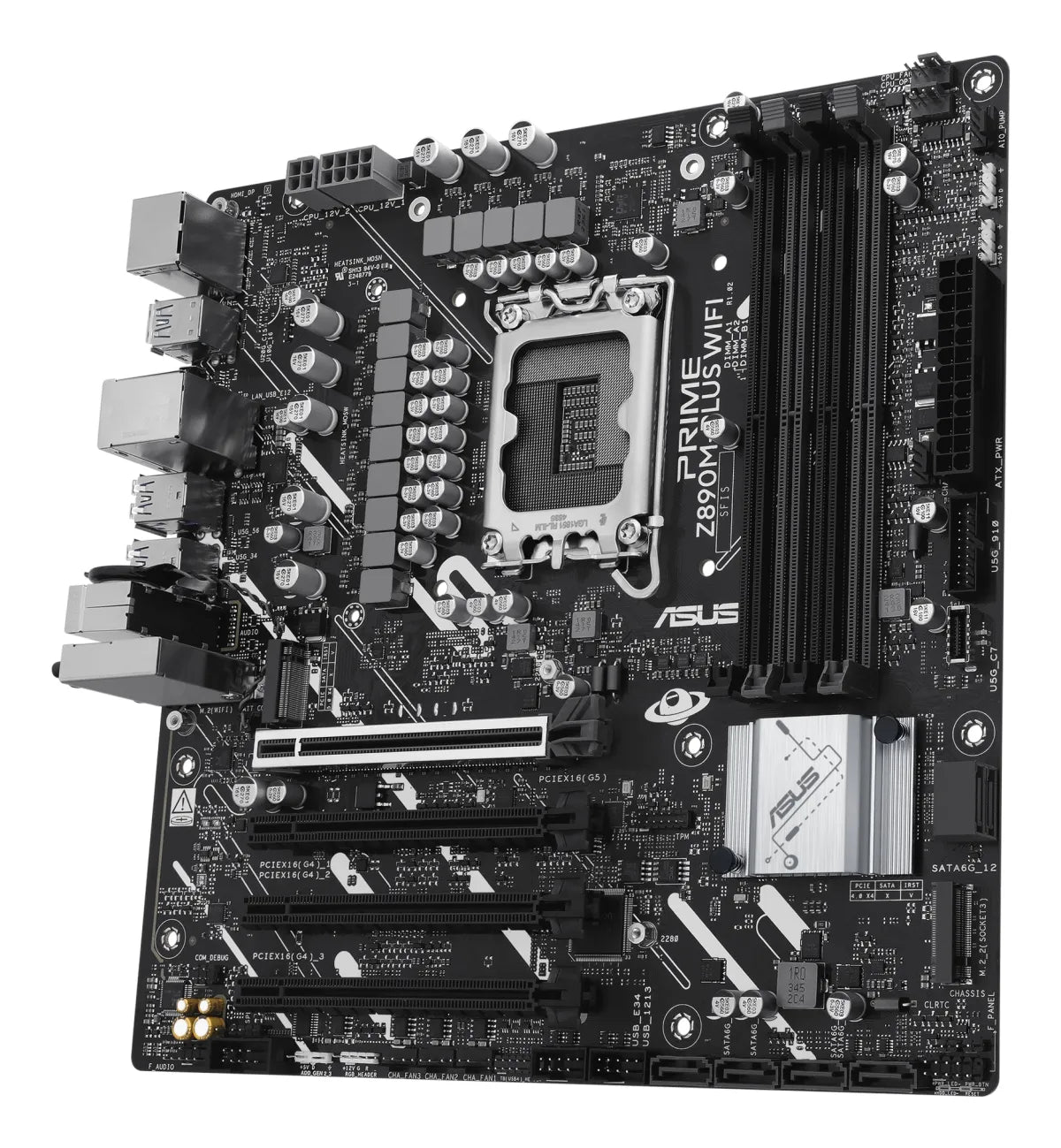 Дънна платка INTEL ASUS PRIME Z890M-PLUS WIFI LGA1851 DDR5 mATX MB