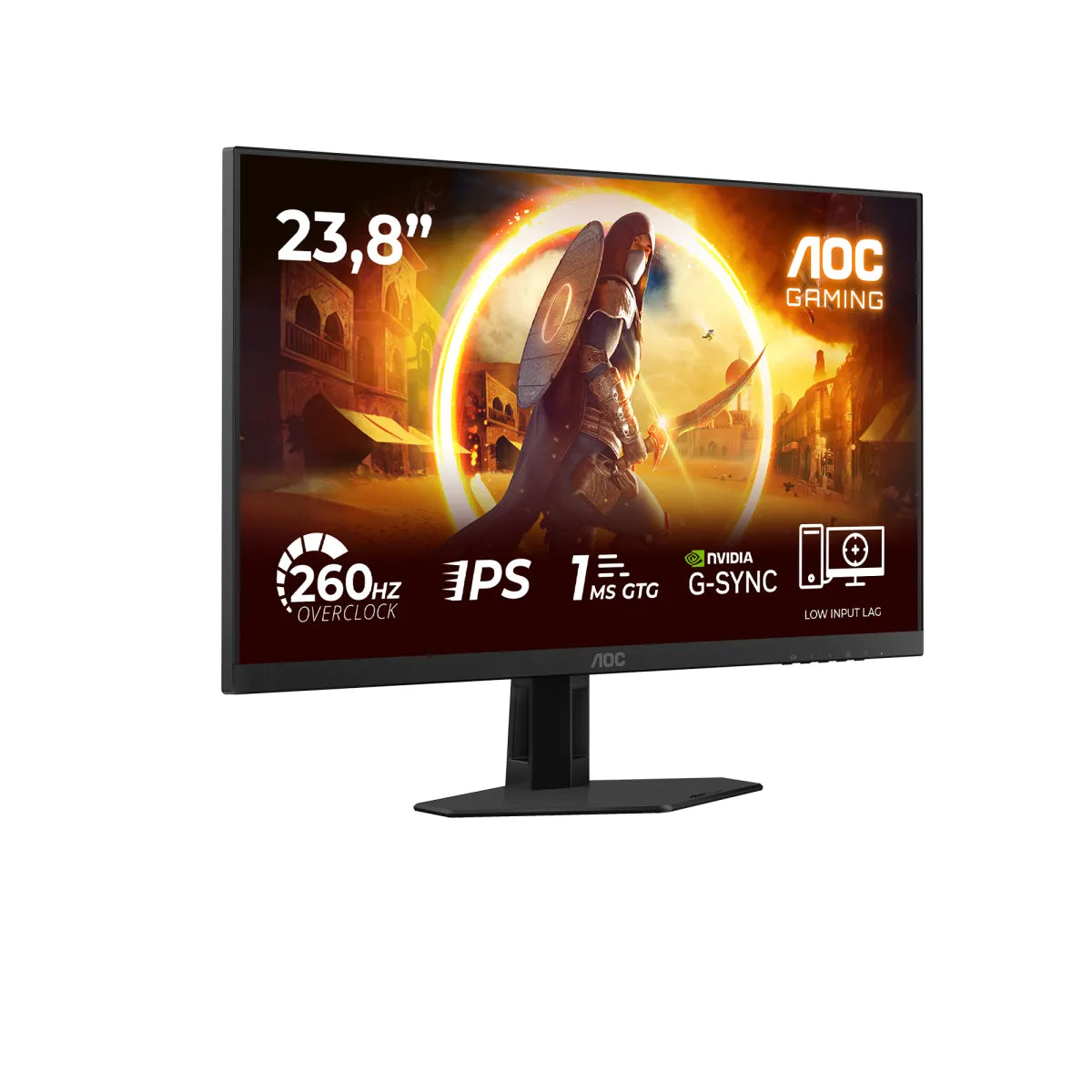 Гейминг монитор AOC 24G4ZRE Gaming 23.8inch 16:9 Fast IPS 260Hz 1920x1080 HDMI 2.0 DP 1.4