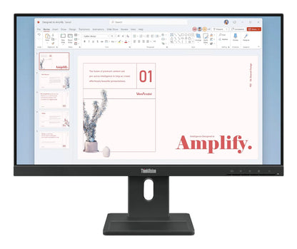 Бизнес монитор Lenovo ThinkVision E24-40 23.8inch IPS 16:9 1920x1080 100Hz 250cd/m2 1300:1 4ms 1xHDMI 1.4 1xDP 1.2 1xVGA 99 sRGB 2Wx2 3Y