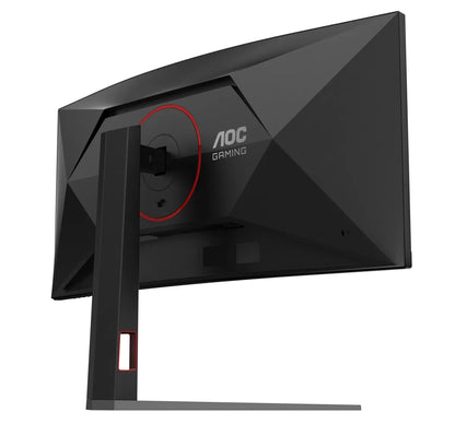 Гейминг монитор AOC CU34G4 34inch Curved Fast VA UWQHD 21:9 180Hz 0.5ms 300cd/m2 HDMI 2.0 DP1.4 Speakers